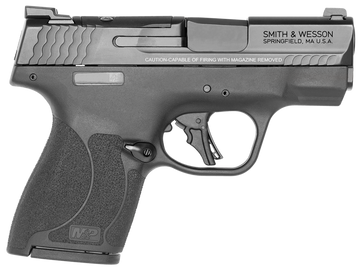 Smith & Wesson M&P Shield Plus 9mm Luger 3.10" 10+1 Micro-Compact Pistol - Optic Cut Slide, Tritium Night Sights, Manual Safety