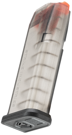 Strike Industries GMAG19 9mm 15-Rd Translucent Smoke Pistol Magazine - Fits Glock 19/26 Gen3-5