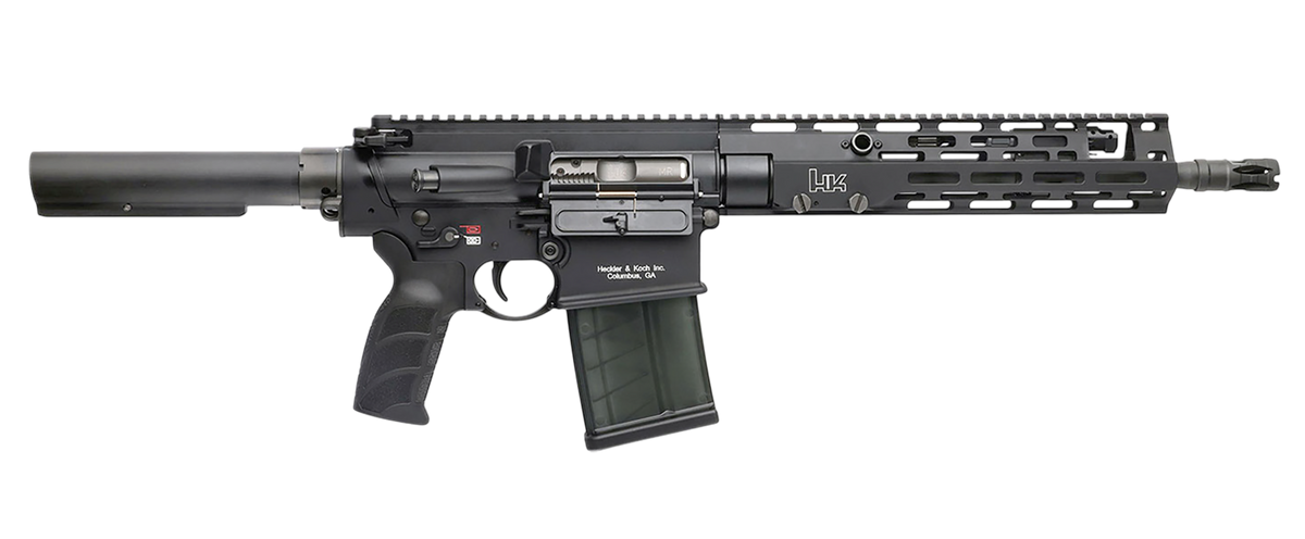 HK MR762 A4 7.62x51mm 13" Threaded 20+1 Semi-Auto Pistol