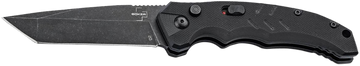 Boker Plus Intention II 3.07" Tanto Plain D2 Black G10 Automatic Folding Knife