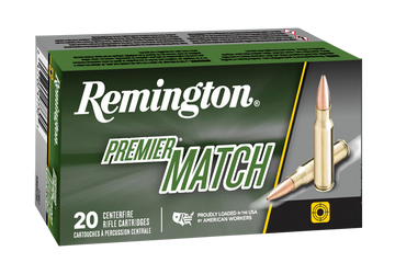 Remington Ammunition Premier Match 224 Valkyrie 90gr Sierra MatchKing BTHP 20rd - Box or Case