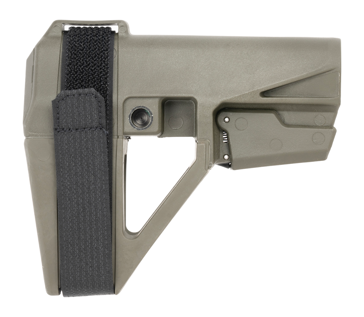 SB Tactical SBA5 Pistol Stabilizing Brace OD Green 5-Position Adjustable for AR-Platform
