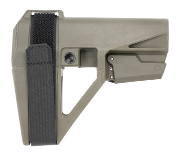 SB Tactical SBA5 Pistol Stabilizing Brace OD Green 5-Position Adjustable for AR-Platform