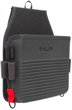 Allen 8324 Competitor Shell Bag Gray EVA 50-Rd Waist Mount 2" Belt