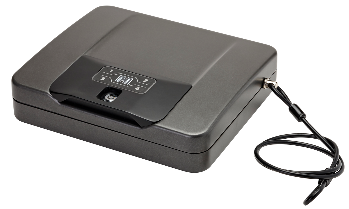 Hornady Rapid Safe 4800KP XXL RFID Pistol Safe Black 14-Gauge Steel