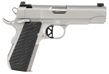 Dan Wesson V-Bob 45 ACP 4.25" 8+1 Semi-Auto Pistol - Bead Blasted Stainless