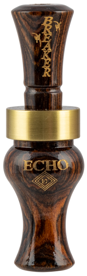 Echo Calls Breaker Single Reed Mallard Hen Duck Call - Bocote Timber
