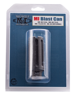 Midwest Industries MIBC556 Blast Can 5.56x45mm NATO 1/2x28 Black Hardcoat Anodized