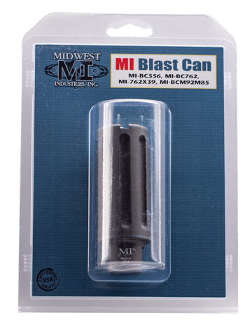 Midwest Industries MIBC556 Blast Can 5.56x45mm NATO 1/2x28 Black Hardcoat Anodized