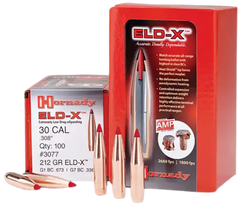 Hornady ELD-X 6mm .243 90 gr Rifle Reloading Bullets - 100/Box