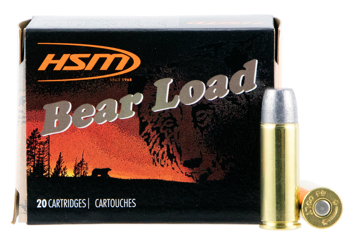 HSM Bear Load 45 Colt +P 325 gr Wide Flat Nose 20 Rd - Box or Case