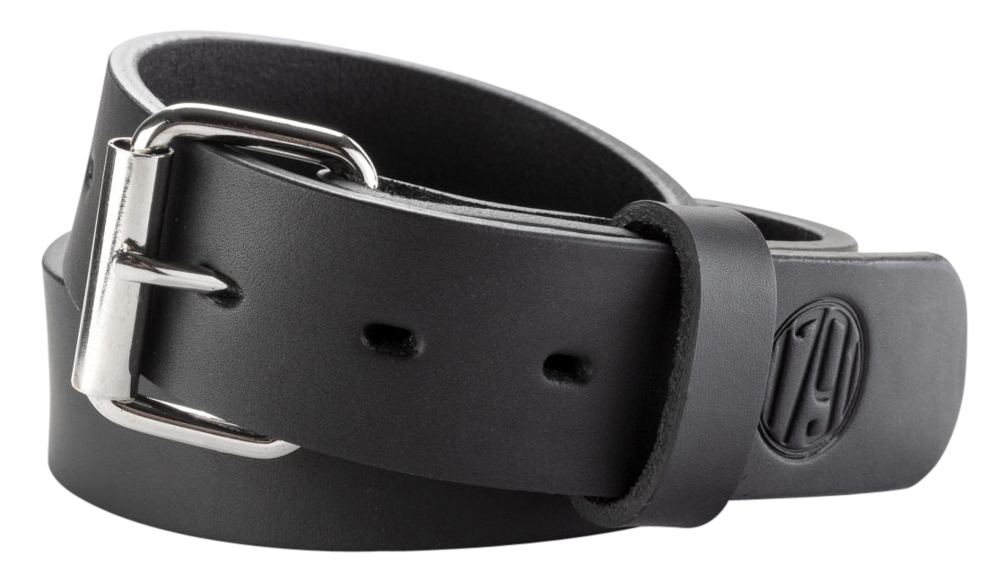 1791 Gunleather BLT-01 Gun Belt Stealth Black Leather 48/52 1.50" Buckle Closure
