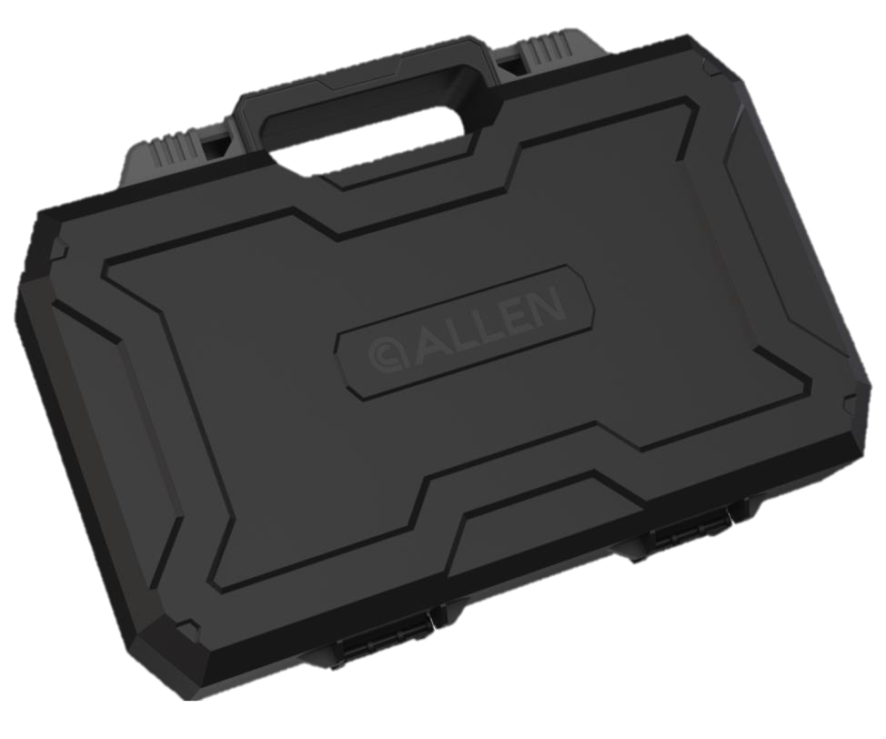 Allen 20178 Handgun Case Large Black 11.75"x7.13" Hardshell