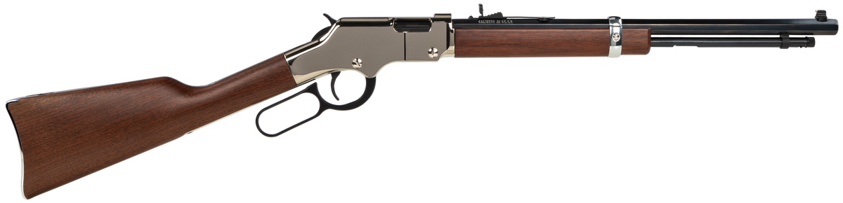 Henry H004SY Golden Boy Silver Youth 22 S/L/LR 17" 16 LR/21 Short Lever-Action Rifle