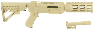Archangel AA556RDT AR-15 Style Conversion Stock Desert Tan Synthetic 6-Position for Ruger 10/22