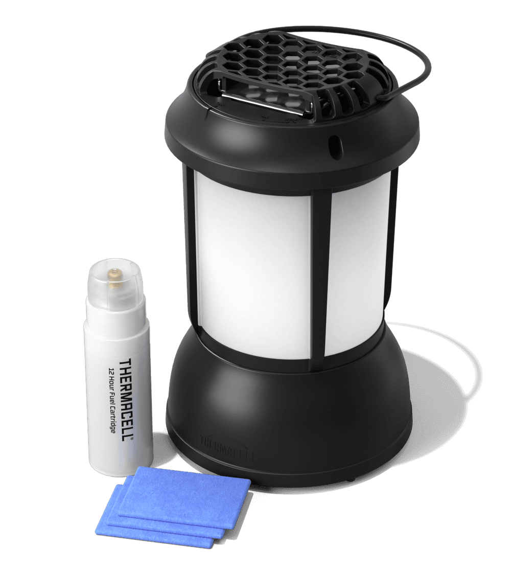 Thermacell PSLL2 Patio Shield Lantern Mosquito Repeller Black 15 ft 12-Hr