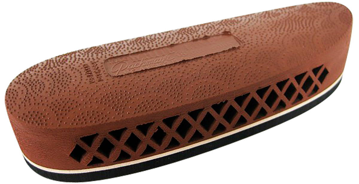 Pachmayr F325 Deluxe Large Rubber Recoil Pad Brown w/White Line