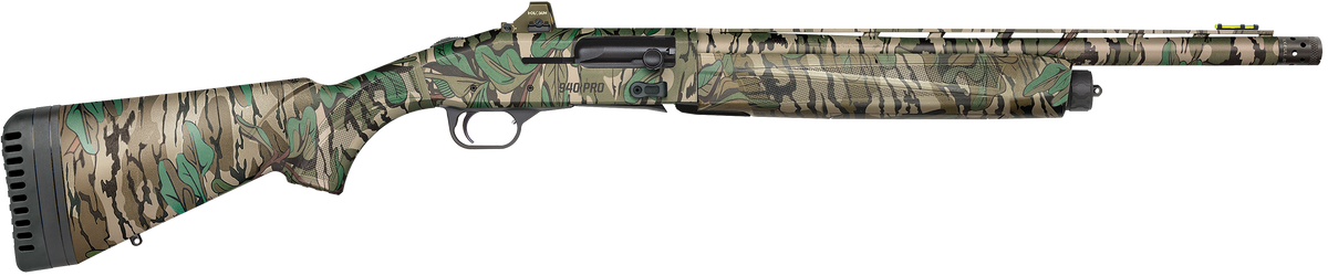 Mossberg 940 Pro Turkey 12 Gauge 4+1 18.50" 3" Semi-Auto Shotgun - Mossy Oak Greenleaf, Holosun Red Dot