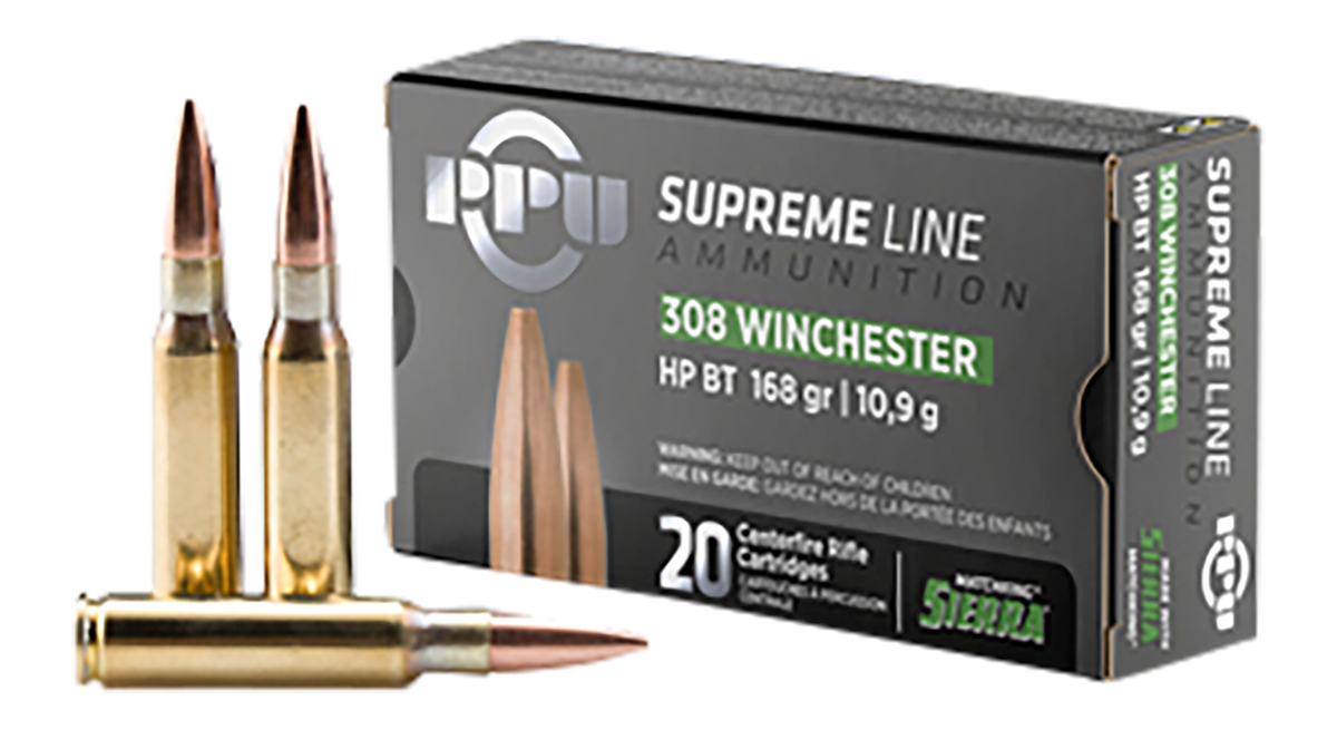 TR&Z Supreme Line 308 Win 168 gr Sierra MatchKing BTHP - Box or Case