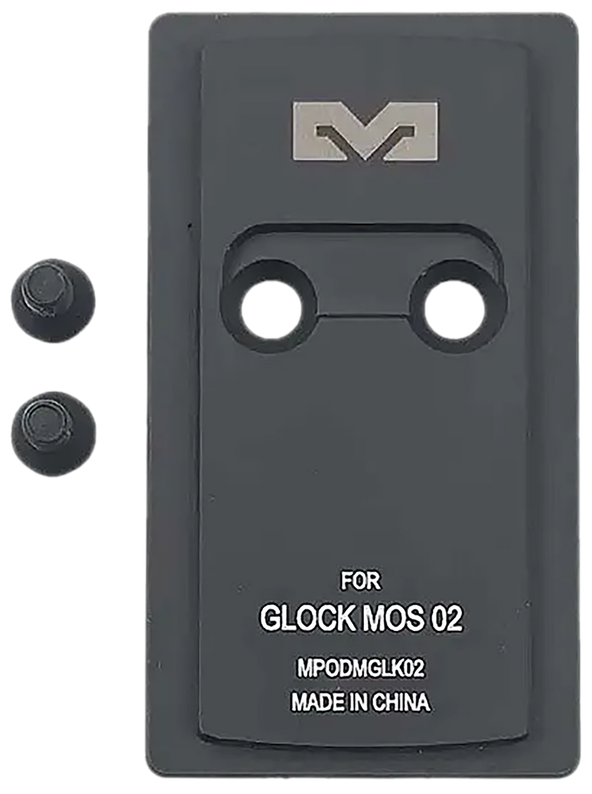Meprolight MPO PRO-F Optic Mount Plate Matte Black Aluminum - Glock MOS Large Frame
