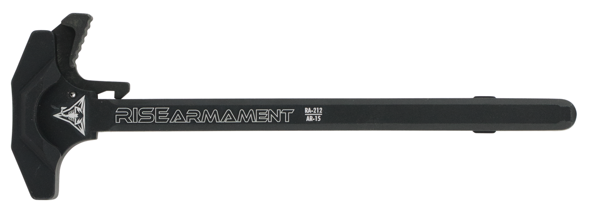 Rise Armament RA-212 Extended Charging Handle AR-15 Black 7075-T6 Aluminum