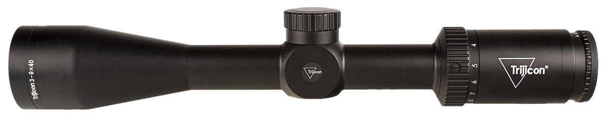 Trijicon Huron 3-9x40mm 1" Tube Satin Black German #4 Crosshair Riflescope