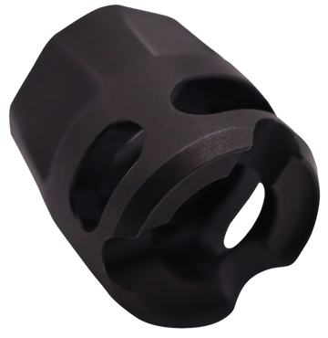 True Precision Y-Type Micro Compensator 9mm/.380 ACP 1/2x28 Black Nitride 416R Stainless