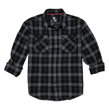 Horizon Design Hornady Gear Flannel Shirt Cotton/Polyester Olive/Black/Gray XL