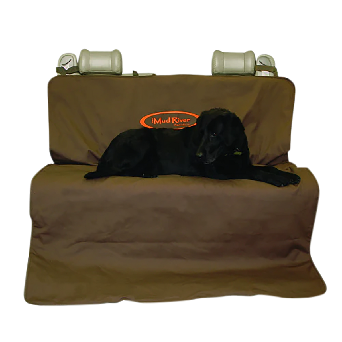 Mud River Two Barrel Seat Cover 56" x 68" Brown Nylon/Canvas