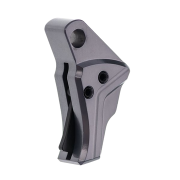 Tyrant CNC I.T.T.S Trigger Gray/Black Aluminum - Fits Glock Gen 3-4