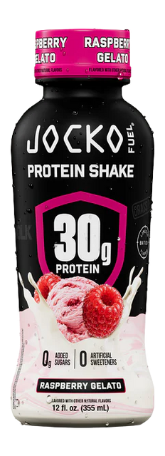 Jocko Fuel MOLK RTD Raspberry Gelato Protein Shake 12oz 12-Pack