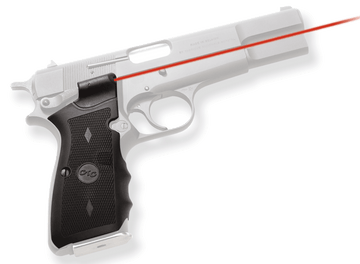 Crimson Trace LG-309 Lasergrips Browning Hi-Power Red Laser Black Polymer