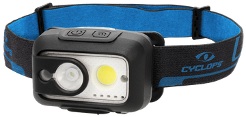 Cyclops EclipsElite 520 Lumen Rechargeable Cree LED Headlamp - Red/White - Black