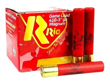 Rio Ammunition Game Load 410 Gauge 3" 11/16 oz #8 Shot - Box or Case