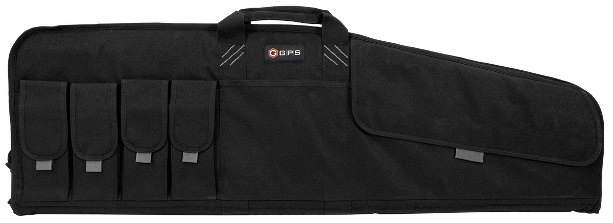 G*Outdoors SRC42 Single Rifle Case 42" Black 600D Polyester Lockable