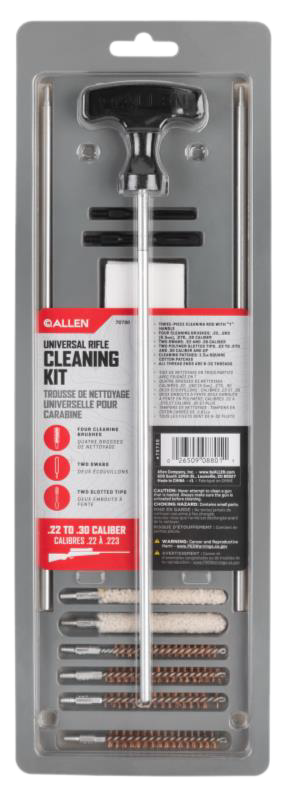 Allen 70730 Universal Rifle Cleaning Kit 22-30 Cal 32 in Rod
