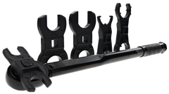 Wheeler Delta Series XL F.A.T. Wrench Set with Crowfoot Wrenches - Black Steel
