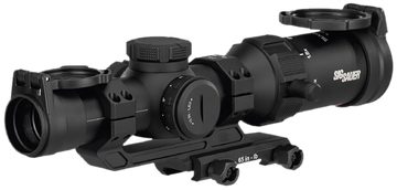 Sig Sauer Electro-Optics Tango-SPR 1-4x24mm 30mm Tube SFP Illuminated Hellfire FL-4 Riflescope - Black