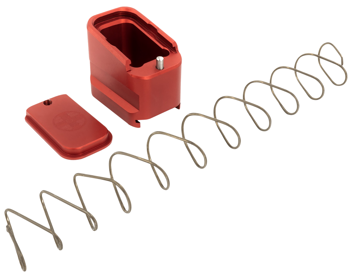 Shield Arms Glock 19/23 +5 9mm Luger / 40 S&W Magazine Extension - Red