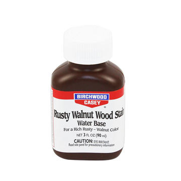 Birchwood Casey Rusty Walnut Wood Stain Water-Based 3 oz Bottle