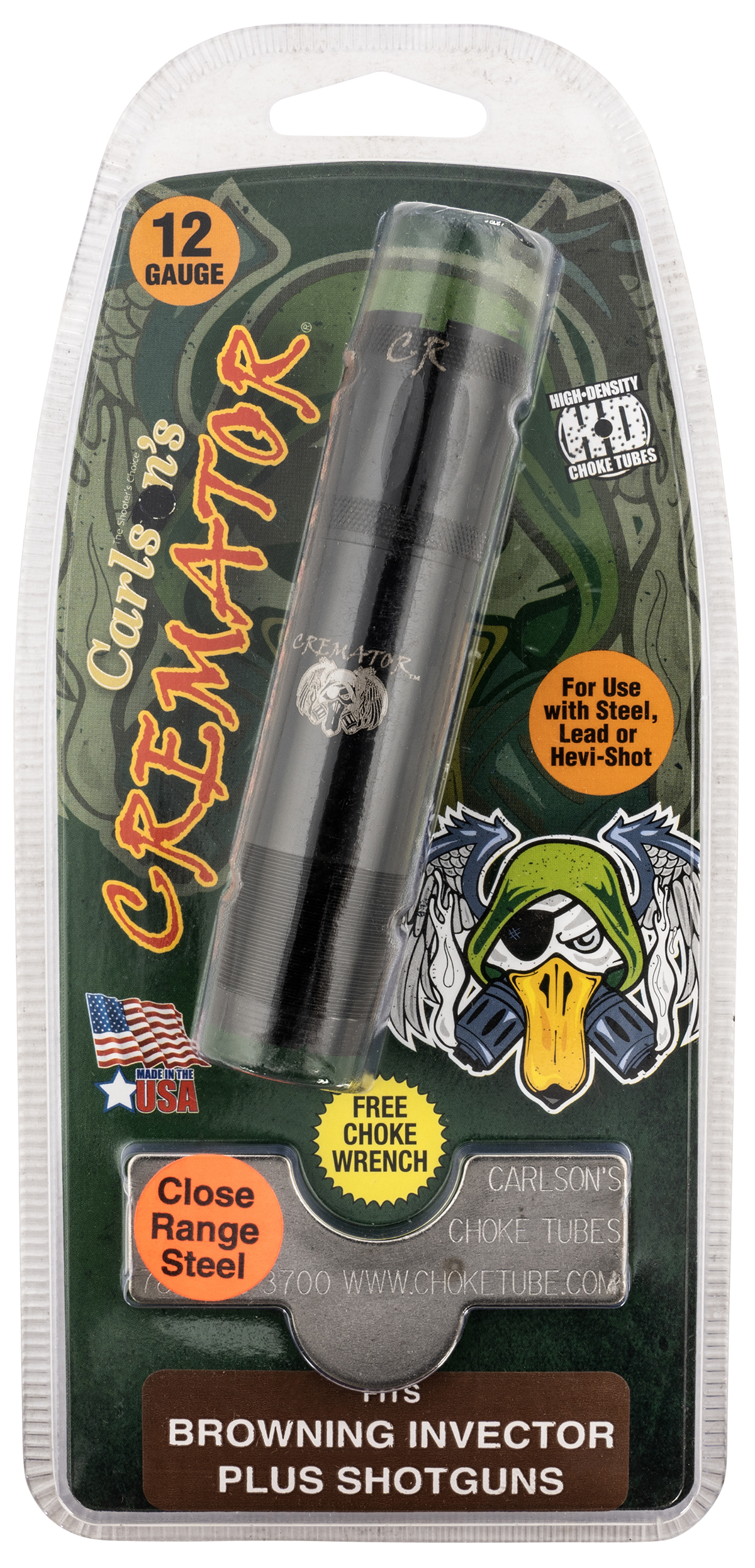 Carlsons Cremator Invector Plus 12 Gauge Close Range .735 Non-Ported Choke Tube