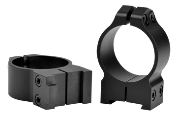 Warne 14BM Maxima 30mm Medium Vertical Split Dovetail Scope Rings for CZ 550/557 - Matte Black