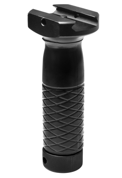 NcSTAR AARH AR-15 Vertical Grip 4.57" Aluminum Black - Weaver/Picatinny
