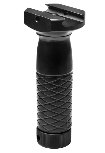 NcSTAR AARH AR-15 Vertical Grip 4.57" Aluminum Black - Weaver/Picatinny