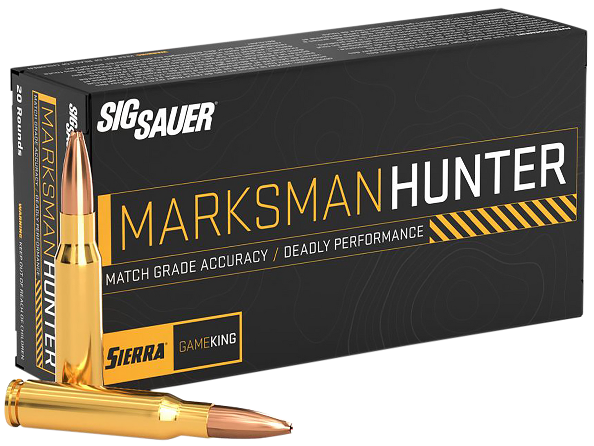 Sig Sauer Marksman Hunter 7mm Rem Mag 160gr HPBT - Box or Case