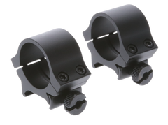 TruGlo Lightweight Scope Rings 1" Medium Quad Matte Black Picatinny/Weaver