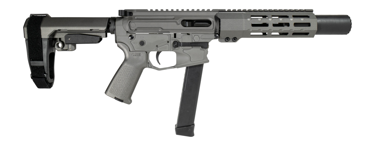 Shark Coast Tactical Sneeky Pete 9mm Luger 5.50" 30+1 Semi-Auto AR Pistol - Gray Cerakote