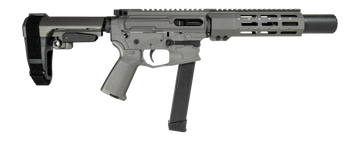 Shark Coast Tactical Sneeky Pete 9mm Luger 5.50" 30+1 Semi-Auto AR Pistol - Gray Cerakote