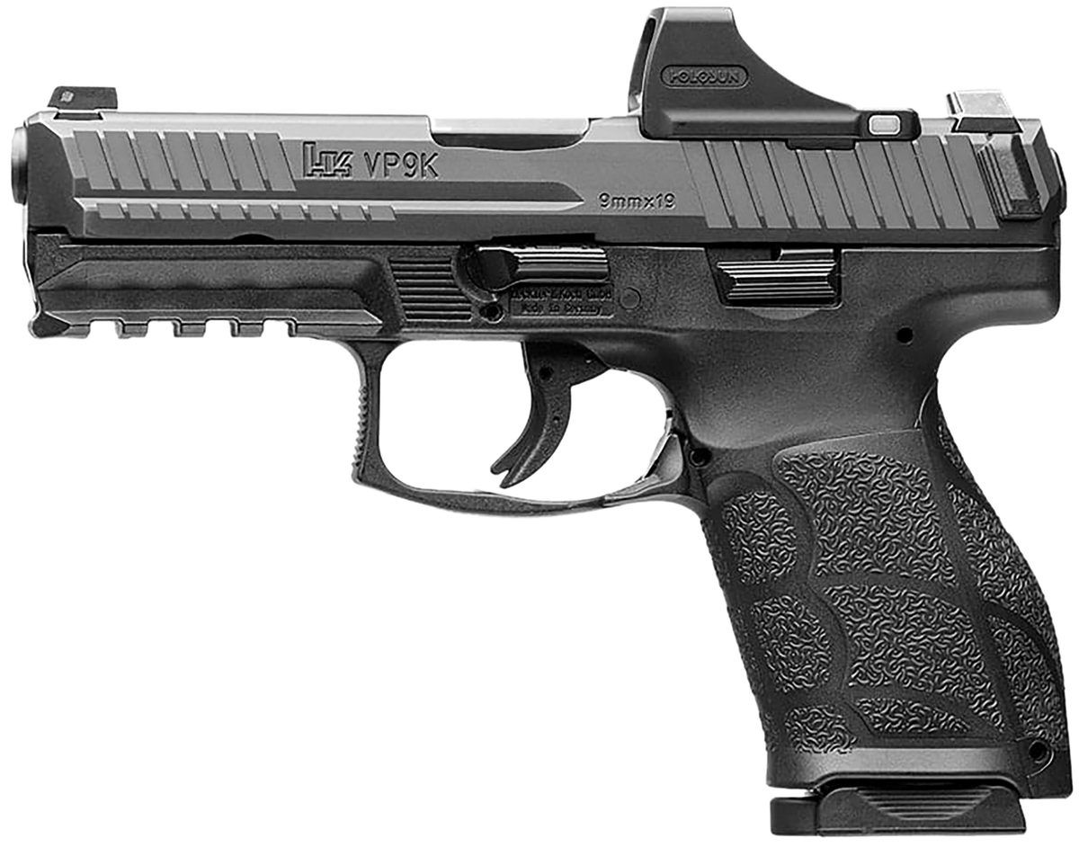 HK VP9A1 K 9mm 4.09" 15+1 Semi-Auto Pistol - Optic Ready w/Holosun SCS