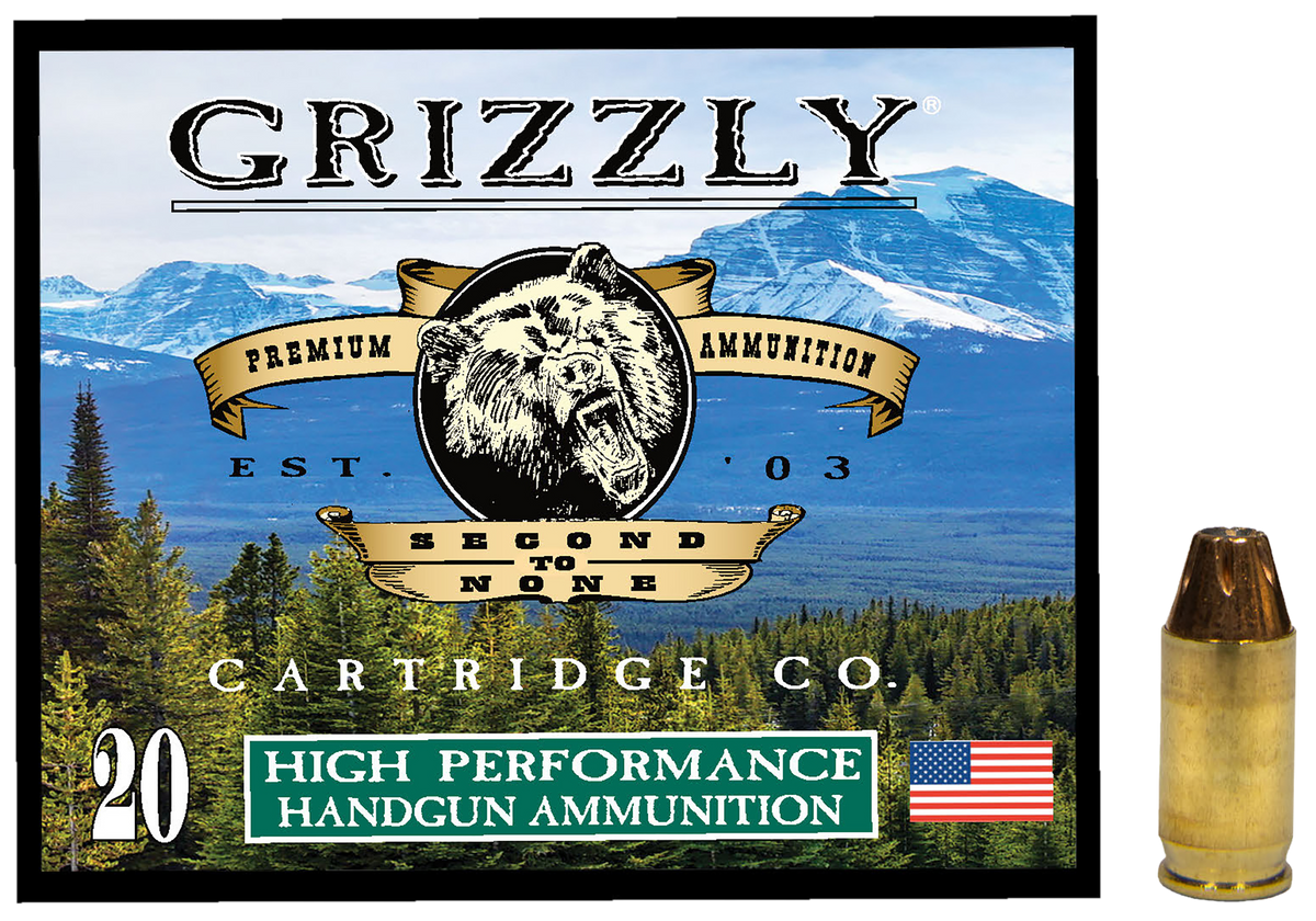 Grizzly Ammo 380 ACP +P 90gr JHP 20rd Box/200rd Case - Box or Case